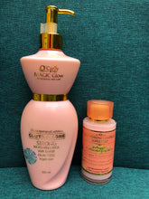 Magic Glow Gluta Terminal White Glutathione Strong Whitening Milk 500ml( Pink) + Serum - Afro Body Glow